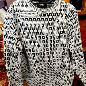 Pullover FENDI  contrasting FFpattern